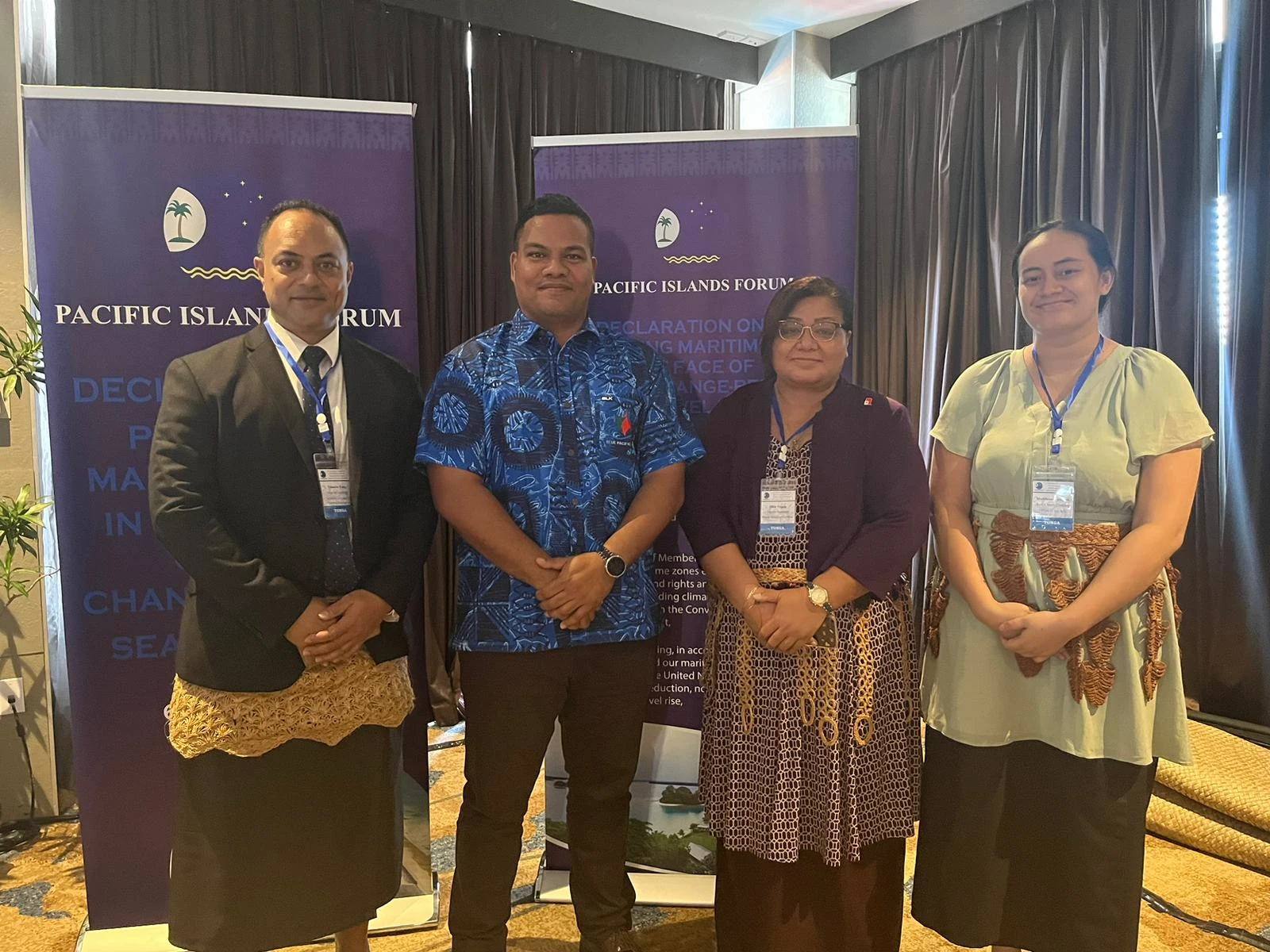 Taaniela Kula at the Conference in Fiji.